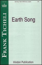 Earth Song SATB choral sheet music cover